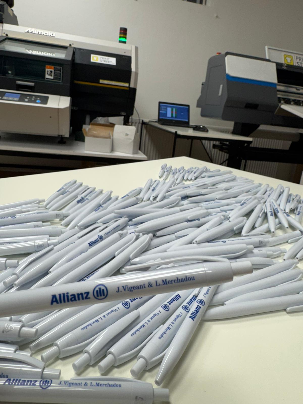 100x Custom Logo Pens