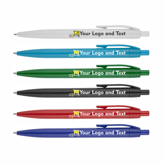 100x Custom Logo Pens